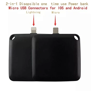 1000mah Disposable Power Bank One Time Use Power Bank