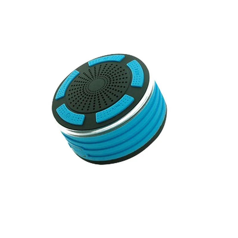 wireless mini led sucker cup waterproof shower speaker