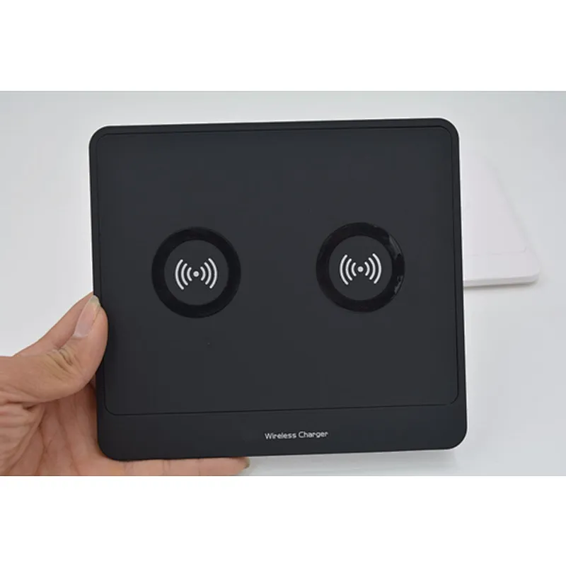 Universal Double Compatible Fast Charger Mobile QI Pad Wireless Charger
