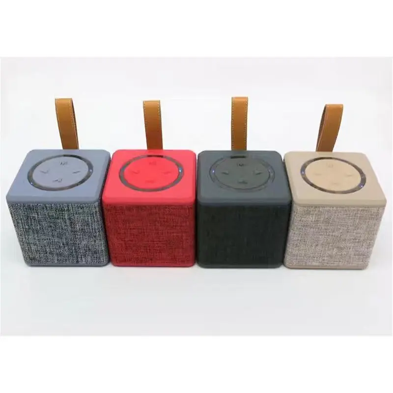 Wholesale Subwoofer Cloth Cover Square Wireless Fabric Speaker