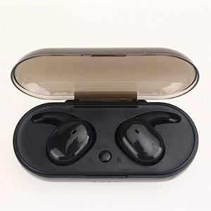 OEM Mini Touch Invisible In Ear Truly Wireless Bluetooth Mini TWS Earbuds With Transparent Charging Case