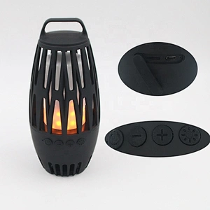 Outdoor Halloween Boombox Bar Woofer Atmosphere Wireless Big Night Light Led Handhold Portable Lantern Lamp Bluetooth Speaker