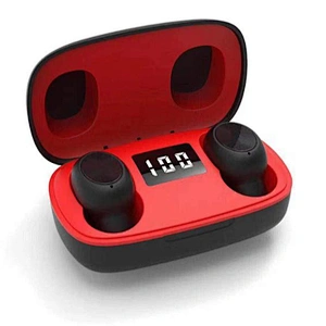 BT 5.0 Wireless Earbuds Noise Cancelling Mini In-ear LED Display TWS Earphone