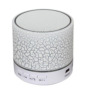 colorful light wireless round mini led speaker
