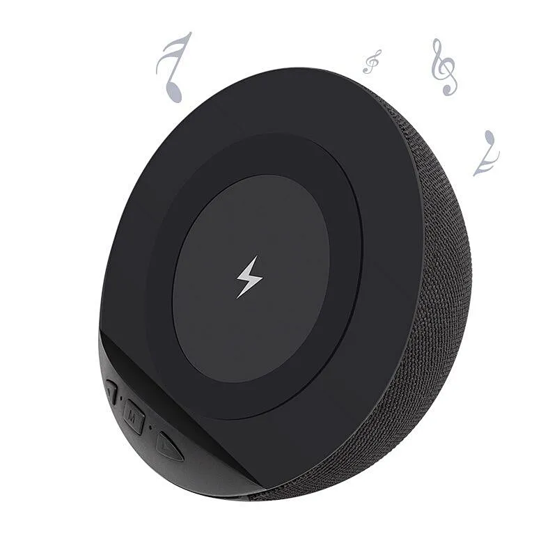 Wireless Charging fabric bluetooth speaker