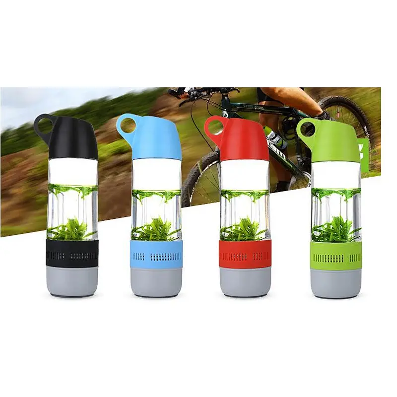 Portable Outdoor Bicycle Sport Stereo 2 in 1 Compass Water Bottle Wireless Speaker