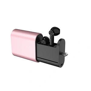 Promotion Gifts Slide Charging Case Twins TWS OEM Wireless Earphone Aluminum Alloy Bluetooth Earbuds