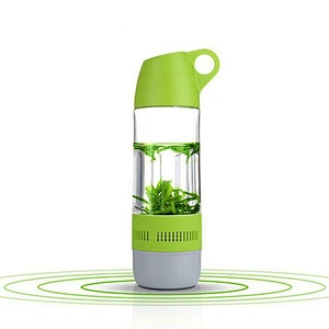 Wholesale Outdoor Climbing Travel 2000mah BT Blue Tooth Compass Wireless 3 In 1 Water Bottle Bluetooth Bike Speaker