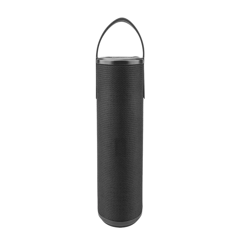cylinder wireless deep bass mini portable cloth handle speaker