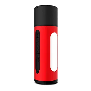 Outdoor Bike Cylinder Waterproof Power Bank Torch Light Bluetooth Speaker