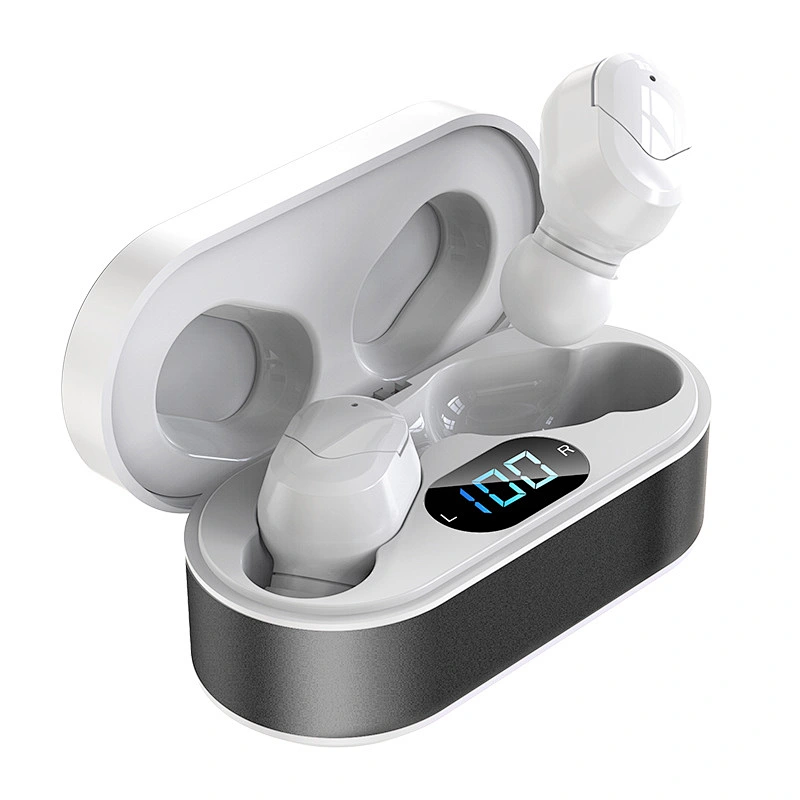 True Wireless TWS Earbuds with Noise Reduction Waterproof IPX8 BT Earphone & Headphone