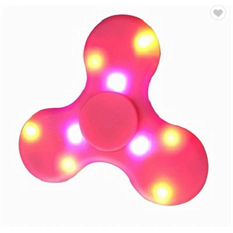 Portable Stereo Music Player Spinner Flashing Led Wireless Speaker