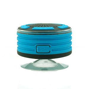 wireless mini led sucker cup waterproof shower speaker
