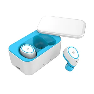 2019 new Edition stereo mini portable headphone noise cancel electronics Twins Double Wireless Bluetooth TWS Headset
