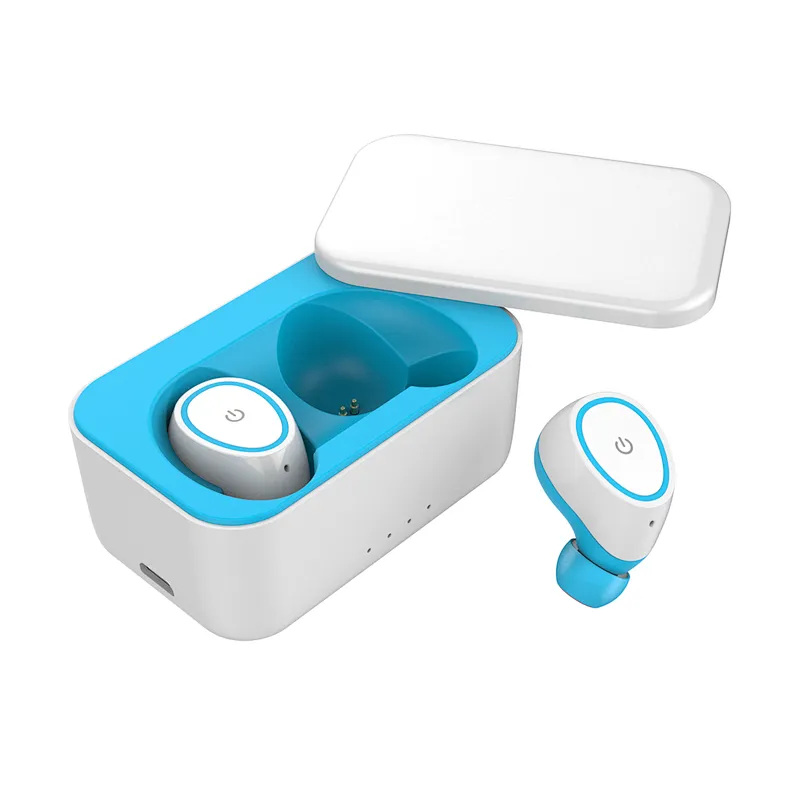 2019 new Edition stereo mini portable headphone noise cancel electronics Twins Double Wireless Bluetooth TWS Headset