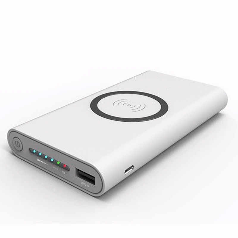 10000mAh portable fast charger qi wireless power bank