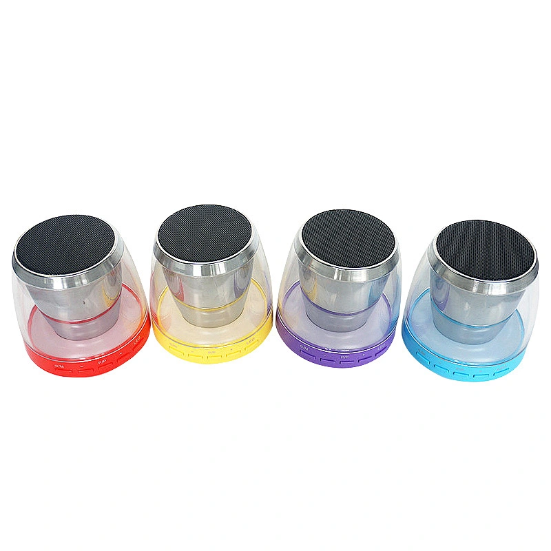round cylinder wireless mini colorful light speaker
