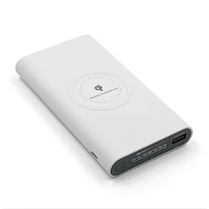 10000mAh wireless Oem Portable fast Charger qi powerbank