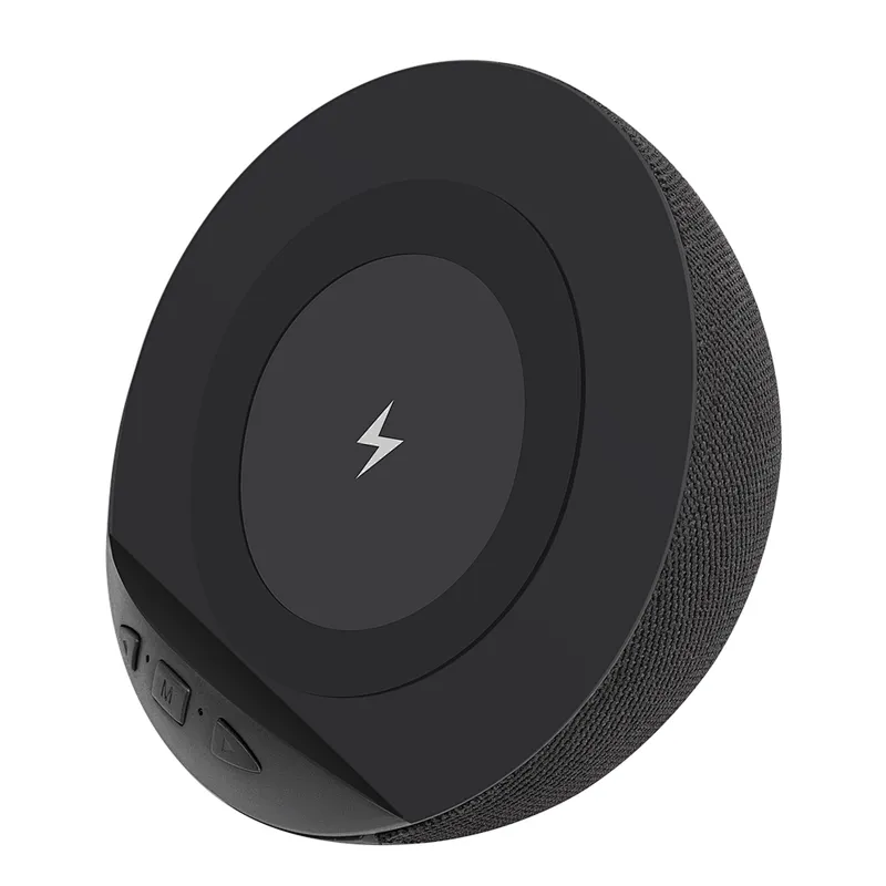 Cell Phone Holder Qi Wireless Fast Charger Bluetooth Speaker