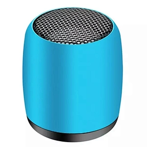Travel Metal Aluminum Remote Shutter Bluetooth Gift Portable Mini Wireless Round Blue Tooth BT Small Speakers