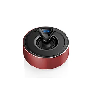 OEM Wireless Bluetooth Aluminum Alloy Super Bass Mini Round Speaker