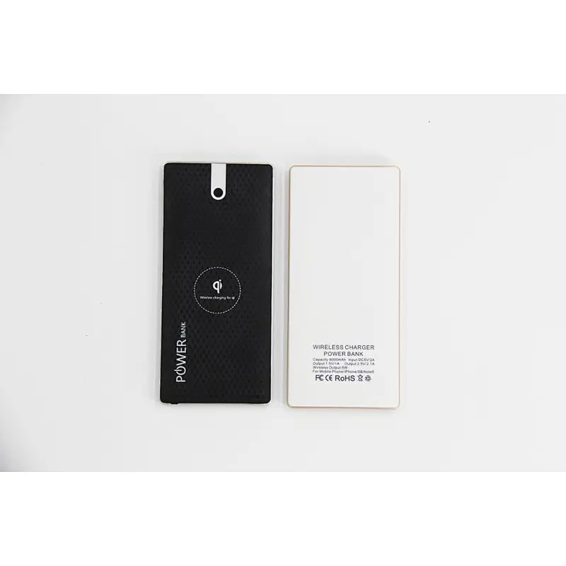 5000mah dual usb fast charger QI wireless charger powerbank