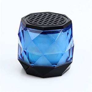 Mini Diamond Crystal Shape Wireless Bluetooth Led Speaker