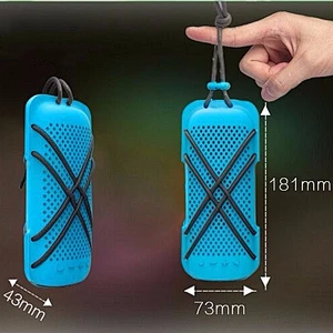 Promotion Gift Outdoor Wireless Silicone Rope Portable Waterproof bluetooth speaker
