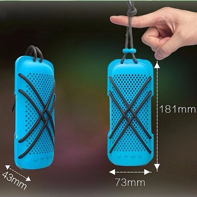 Promotion Gift Outdoor Wireless Silicone Rope Portable Waterproof bluetooth speaker