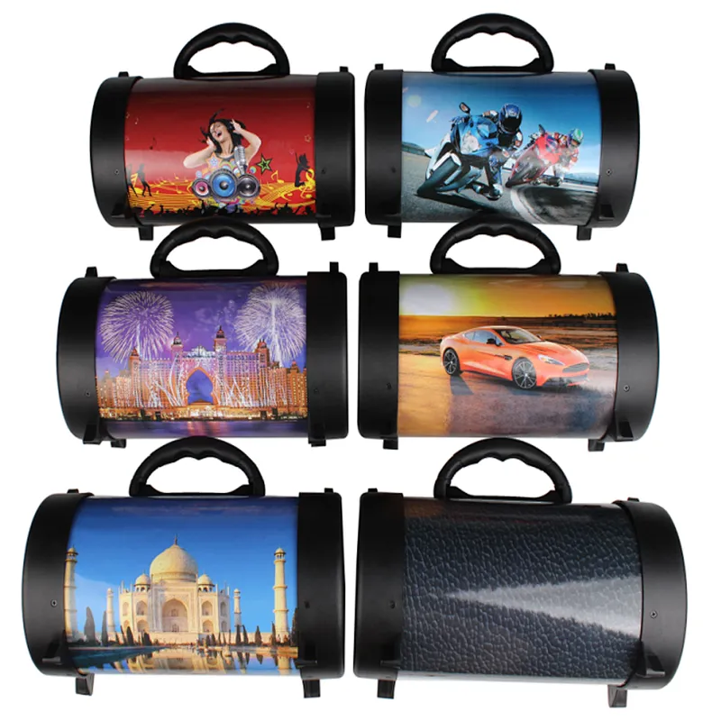 lightweight round outdoor wireless surround music speaker