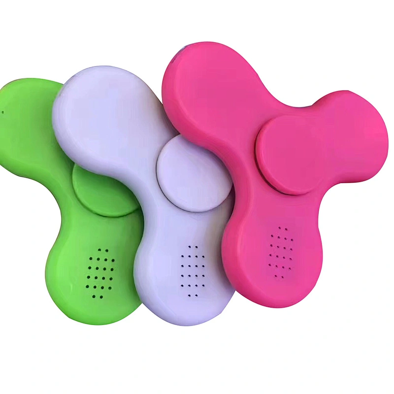 Super Anti Pressure Toys LED Bearing Spinner Finger Wireless Speaker