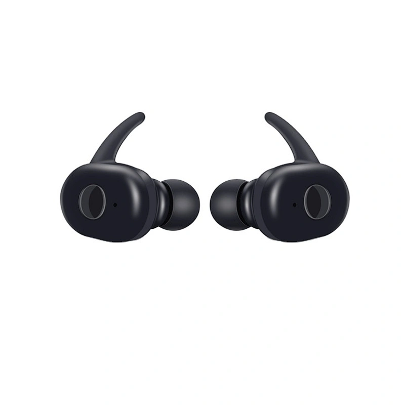 5.0 Touch Two Transparent Cover Hook Wireless Bluetooth Earphones Noise Cancelling Headphones