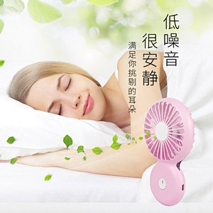 Kingstar Portable Handy usb Charging table Desk Fan with Led Lights