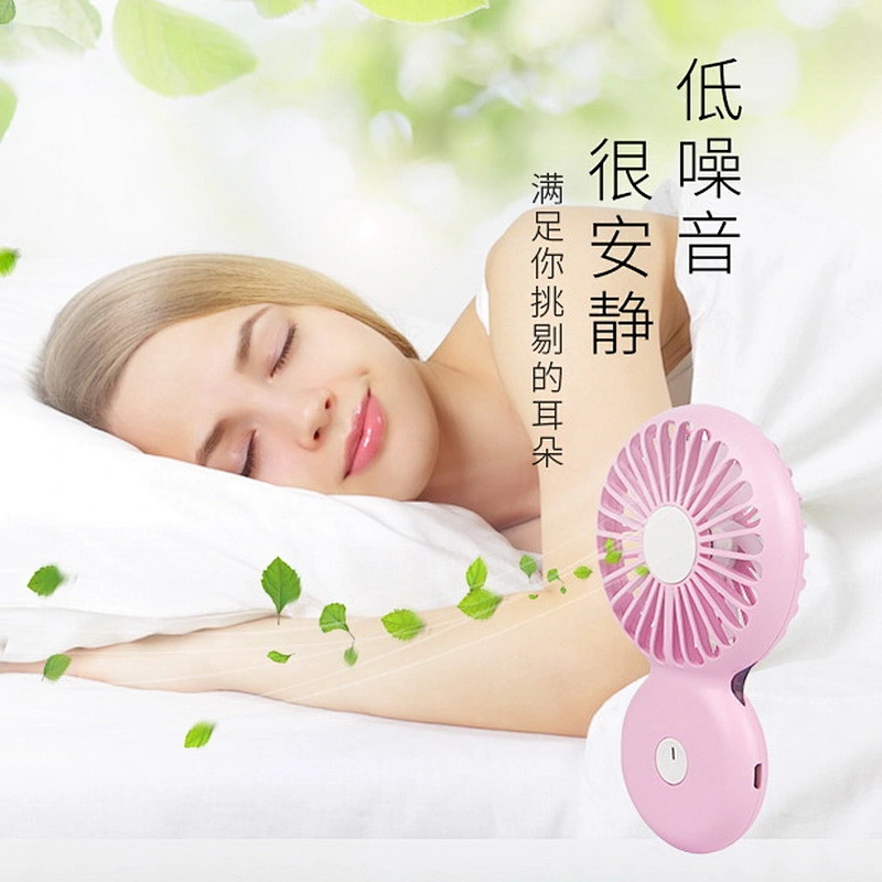 Kingstar Portable Handy usb Charging table Desk Fan with Led Lights