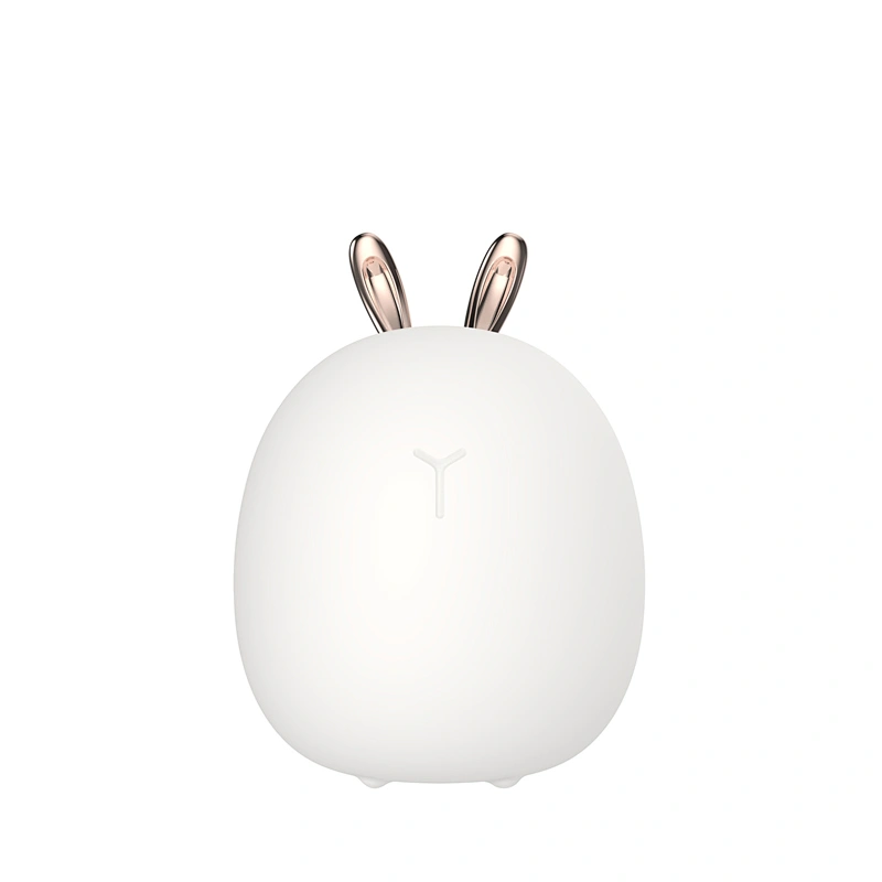 Mini Soft Silicone Touch Night Lights Deer Usb Rechargeable Gifts LED Beside Lamp