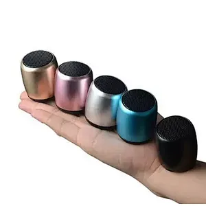 Metal Wireless Bluetooth StereoRemote Shutter Small Selfie Speaker