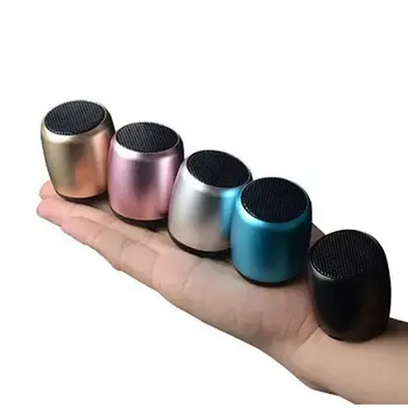 Metal Wireless Bluetooth StereoRemote Shutter Small Selfie Speaker