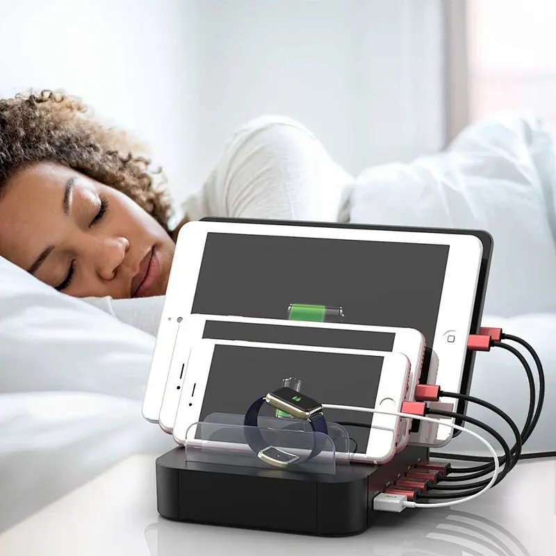 Hot Sale Mobile Phone Pad Universal USB Hub 5 Ports USB Station