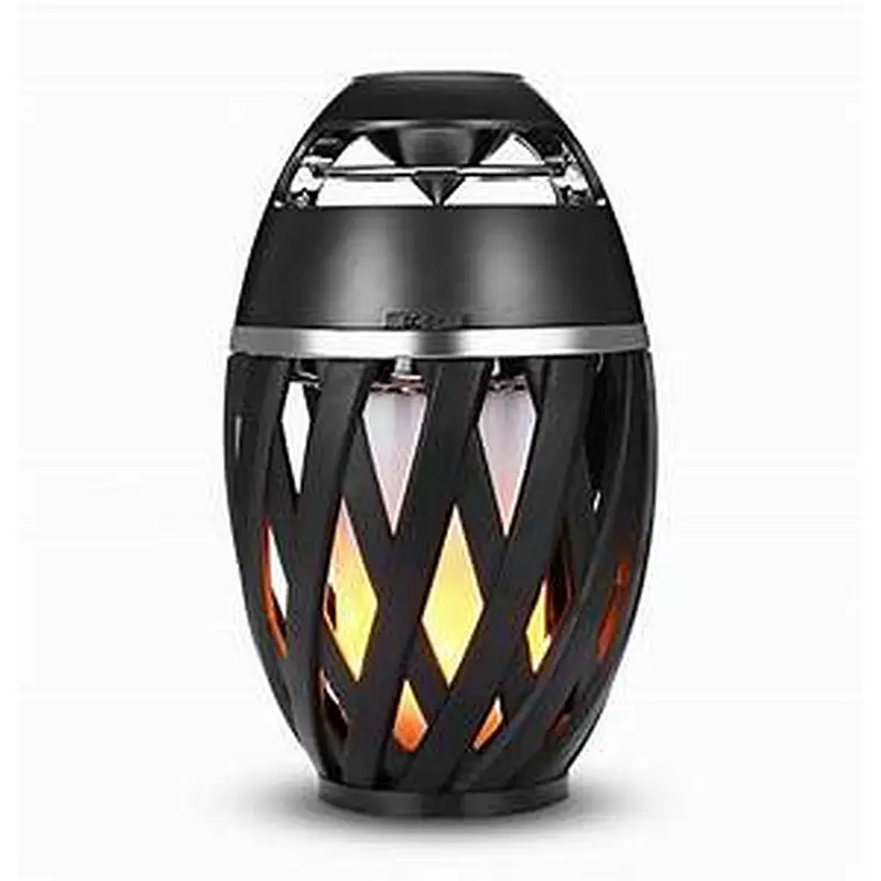 96 LED flickers warm yellow lights Lamp Flame Atmosphere music stereo subwoofer speaker