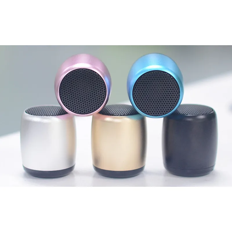 Aluminium Column Portable Wireless Bluetooth Mini Speaker