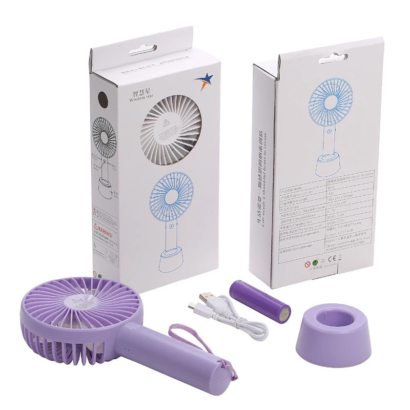 Factory handheld battery fan usb mini portable cooling fan