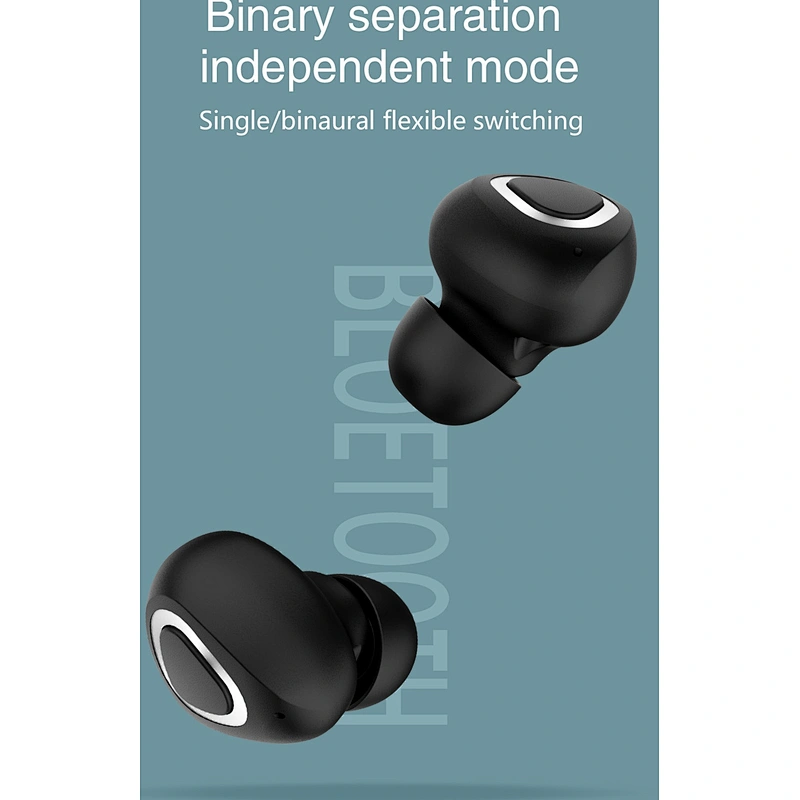 Customized Amazon Hot Sale Outdoor Bluetooth Earphone Wireless Headphone Sport Stereo Sound Music TWS Wireless Earphone