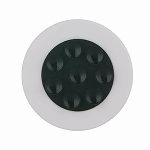 new type phone holder power bank sucked for all mobile phone powerbank Qi Round Wireless Charger with suction cups