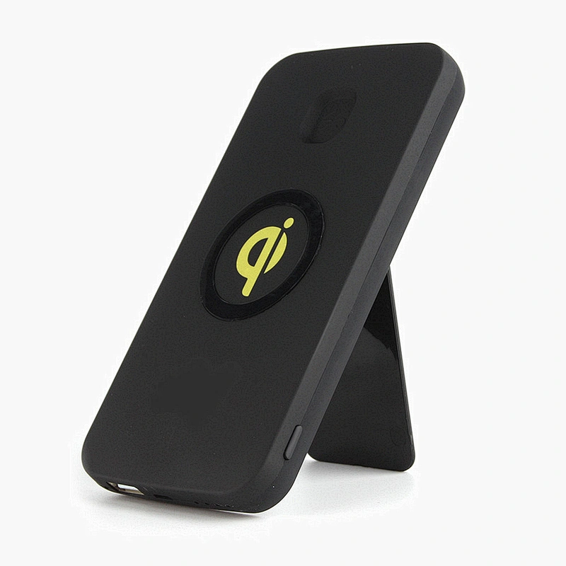 promotion  portable Qi Wireless quick Charger stand Power banks 6000mah