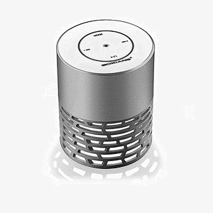 V4.2 Stereo Aluminium Alloy Metal Mini Led color change Speaker