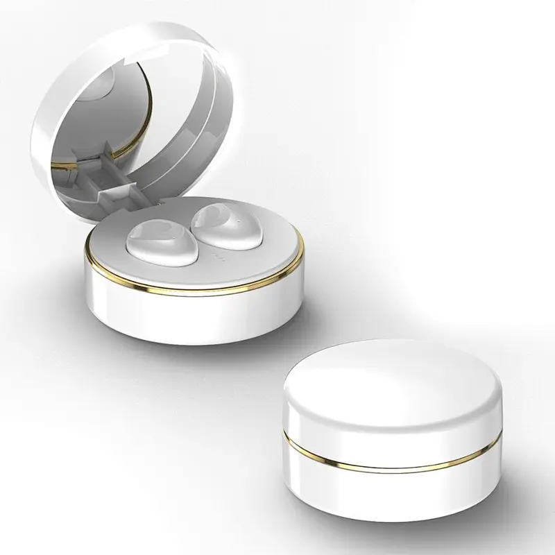 portable in ear mini true wireless stereo cosmetic TWS mirror earbuds