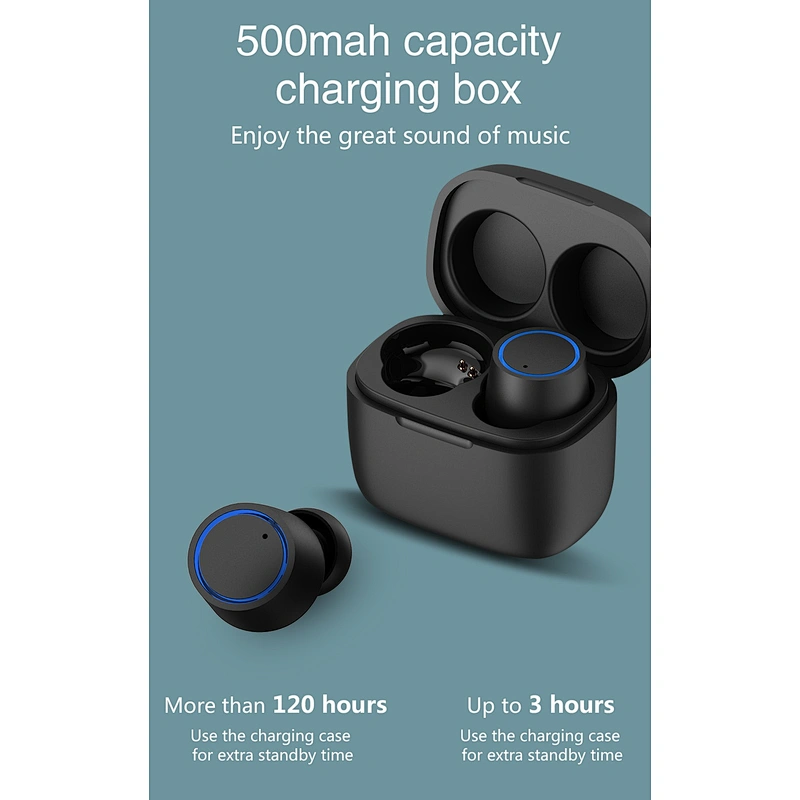 Headphone Free with Original OEM Wholesale Noise Cancelling Sound System Earbuds Mini Wireless Bluetooth Earphone