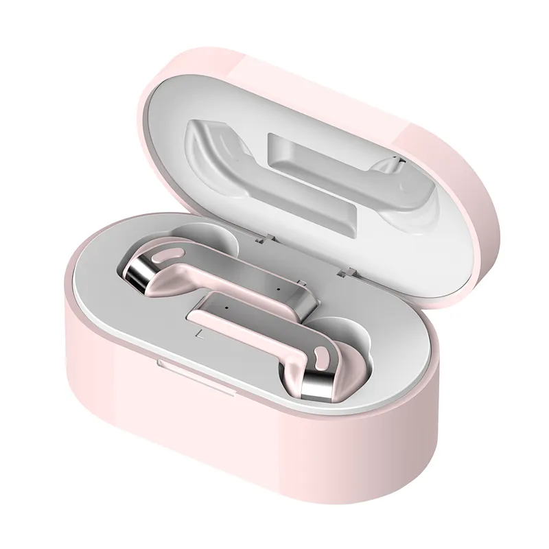 microphone headphones stereo waterproof dual tws earbuds 5.0