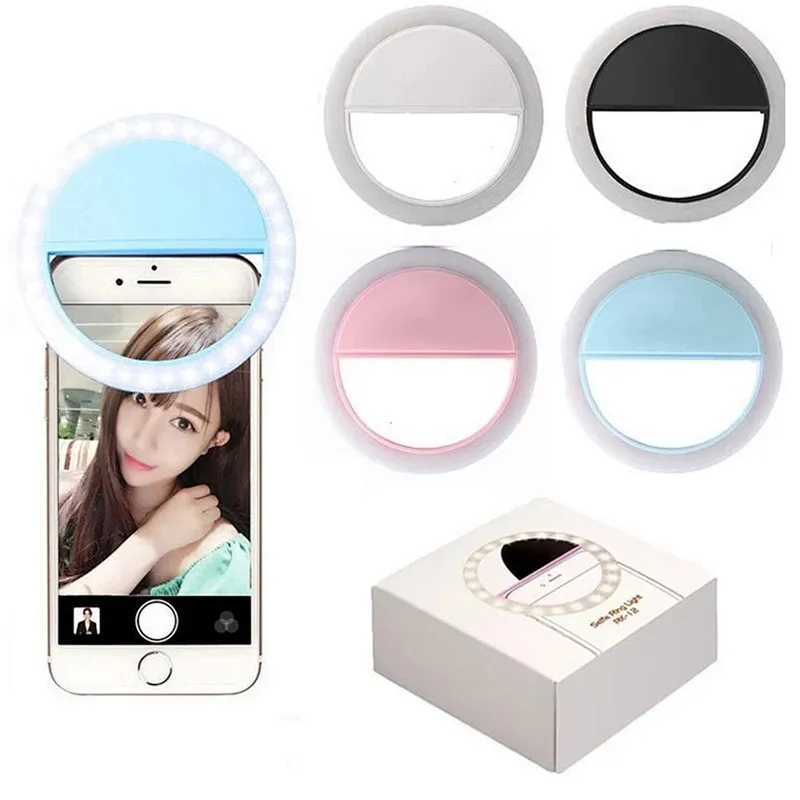 Makeup Mirror Flash ring Light  Usb Clip Circular Ceiling selfie led light
