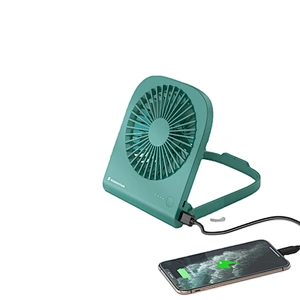 usb rechargeable mini table fan power banks fans